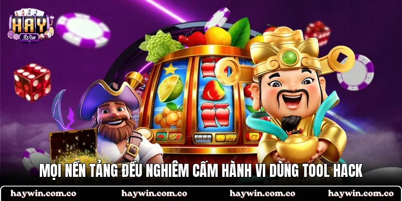 Mọi nền tảng đều nghiêm cấm hành vi dùng tool hack